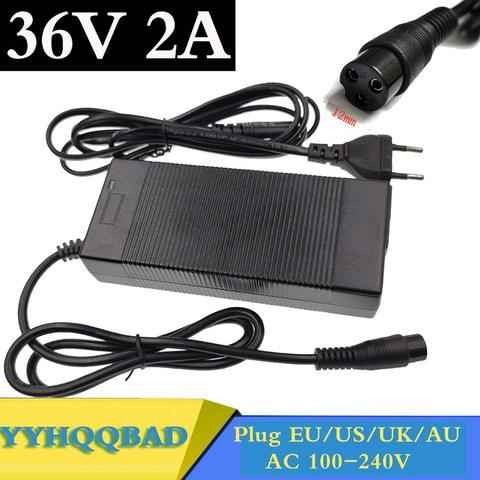 YYHQQBAD 36V 2A Wide Pressure Lead-acid Battery Charger Electric Scooter Ebike Charger For Bicycle-modified Electric Vehicles ► Photo 1/6