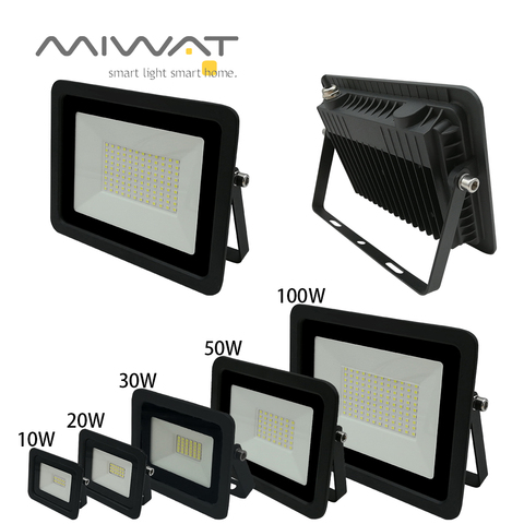 Ultra-thin10W 20W 30W 50W 100W LED Flood Light Spotlight Led Search Lamp 110V/220V Floodlights for Outdoor Garden Street Square ► Photo 1/6