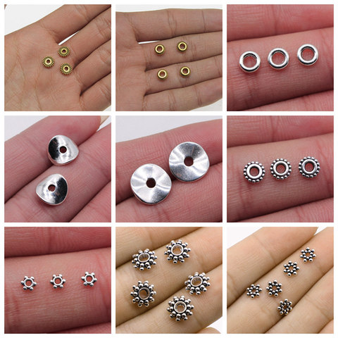 Wholesale Jewelry Lots Torus Spacer Spacers Jewelry Making Supplies Jewellery Crafts Wholesale 50 Pieces ► Photo 1/6