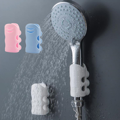 Silicone Shower Head Holder Rack Suction cup Bathroom Shower Holder Seat Adjustable Shower Bracket Stand Bathroom Accessories ► Photo 1/6