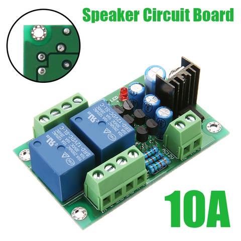 1PC High Quakity Stereo Loud Speaker Protection Board 10A Dual Channel 3S Delay Soft Start Circuit With LED Instructions Lights ► Photo 1/6