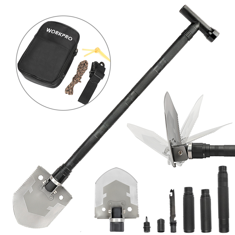 Multi-function Folding Camping Shovel Military Tactical Emergency Survival Spade
