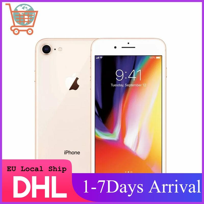 EU Fast Ship Apple iPhone 8 64GB/256GB Hexa-core 4G LTE Phone 3D Touch ID 12.0MP 4.7 inch Fingerprint IOS Apple Mobile phone ► Photo 1/6