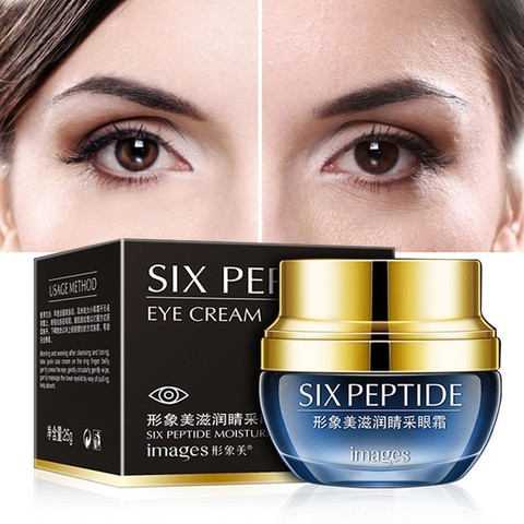 Images Six Peptide Eye Cream Anti Wrinkle Facial Firming Remove Dark Circles Eyes Bag Skin Care Whitening Moisturizing Cream ► Photo 1/5