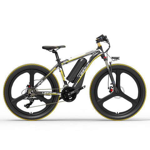 26 Inch 7 Speed Electric Bicycle 5 Grade Pedal Assist 48V Strong Battery Mountain Bike, with 3.5 Inches Big LCD Display ► Photo 1/6