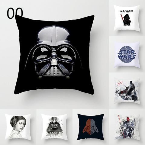 Star Wars Anime Figure Linen Hugging Pillow Cover Anime Throw Pillow Customized Cushion Lumbar Pad Pillowcase Creative Present ► Photo 1/6