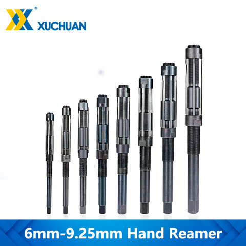 Adjustable Hand Reamer High Speed Steel Size Range Machine Reamer 6-29.5mm Straight Shank Tools Alloy Steel Reamer ► Photo 1/5