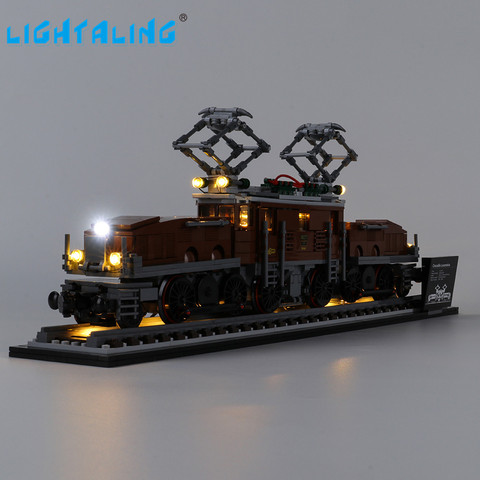 Lightaling Led Light Kit For Creator Crocodile Locomotive Toys Building Blocks Compatible With 10277 ( Lighting Set Only ) ► Photo 1/6