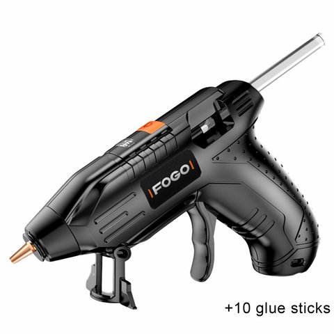 New 40W High Temp Heater Melt Hot Glue Gun DIY Household Industrial Heat Mini Glue Gun USB Recharge With 10pcs 7mm Glue Sticks ► Photo 1/6