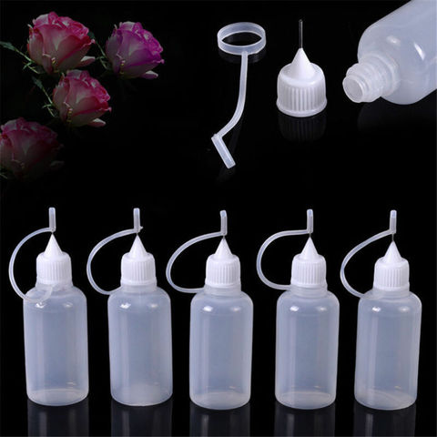 5-10Pcs 5-10ML PE Glue Applicator Needle Squeeze Bottle for Paper Quilling DIY Scrapbooking Crafts Accessories ► Photo 1/6