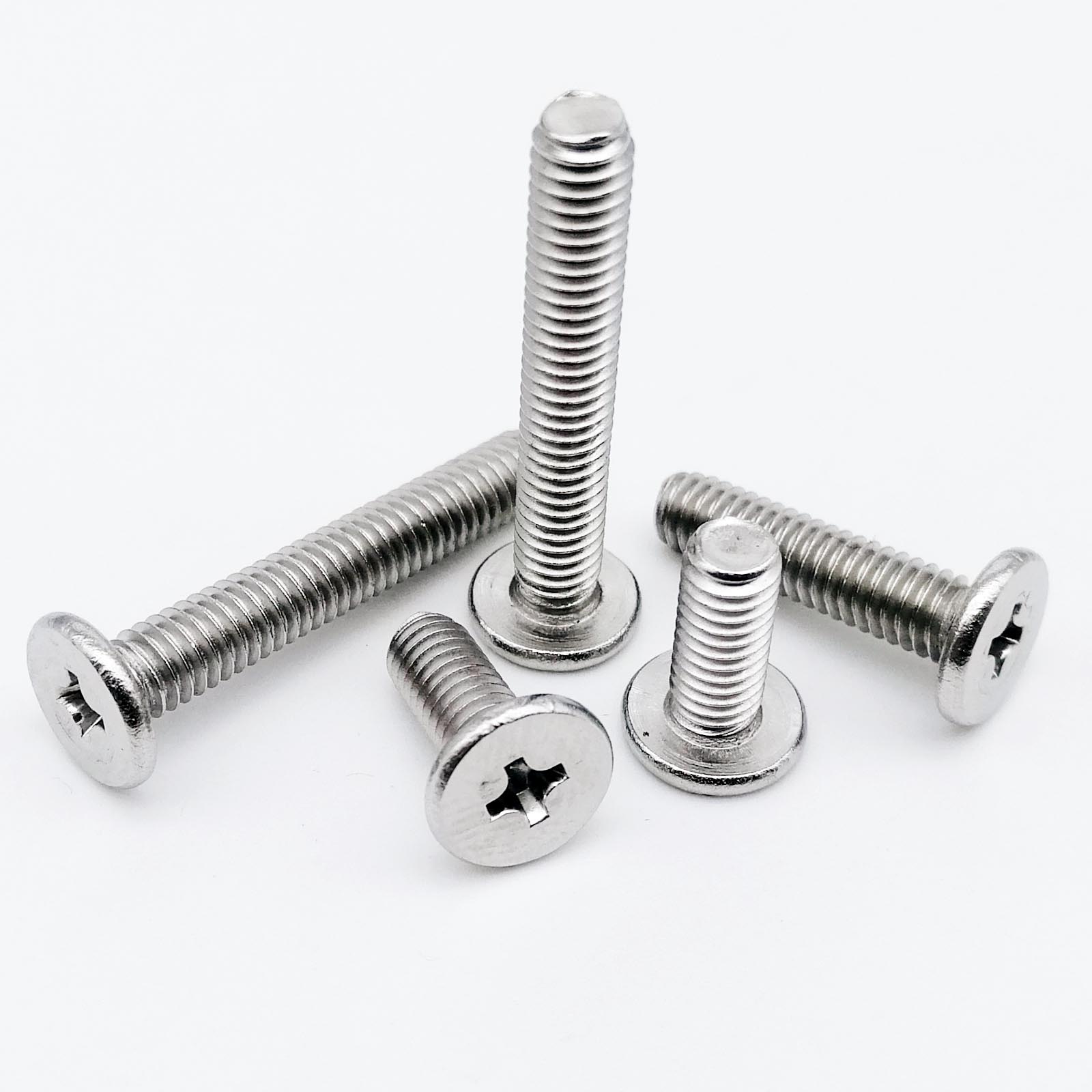 Machine Screws M1 M1.2 M1.4 M1.6 M2 M2.5 M3 M4 M5 Stainless Steel 304 Flat  Countersunk Head Micro Machine Screw Screws Bolts : : Tools & Home  Improvement