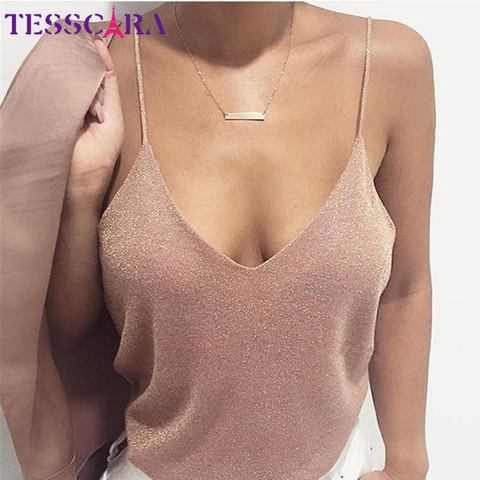 TESSCARA Women Summer Casual Cami New Fashion Female Sexy Camisole