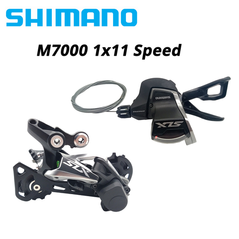 SHIMANO DEORE SLX M7000 11s Groupset SL M7000 SHIFT LEVER + RD M7000 GS REAR DERAILLEUR 11 Speed SHIFTER GS MTB Bicycle Parts ► Photo 1/3