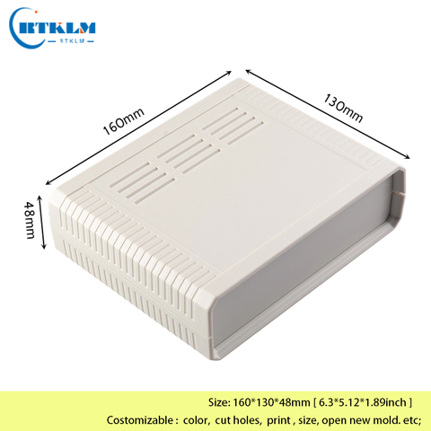 Plastic enclosure for junction box Plastic electronic box abs box diy instrument case custom distribution box 160*130*48mm ► Photo 1/6