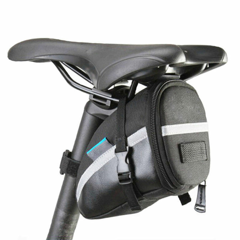 ROSWHEEL 1.2L Portable Waterproof Bike Saddle Bag Cycling Seat Pouch Bicycle Tail bags Rear Pannier Cycling equipment ► Photo 1/6
