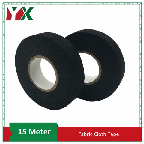 Universal Flannel fabric Cloth Tape Electrical Maintenance Auto Car Wiring Harness Strapping Black Fabric Flannel Cloth Tape ► Photo 1/6