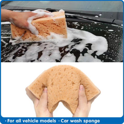 Cleaning Honeycomb Yellow Thick Block New Large Sponge car Wash sponge  Absorbent auto Accessories - AliExpress