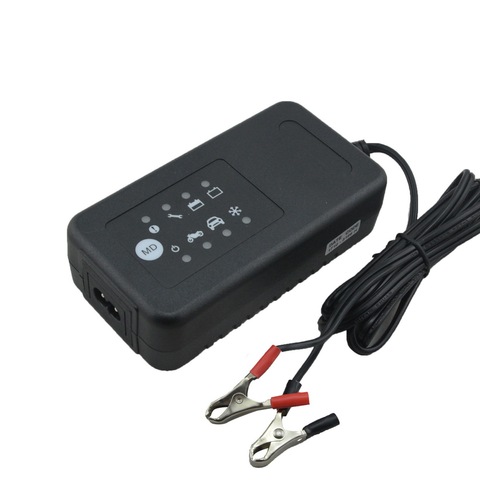 12V car battery charger, 12V motorcycle battery charger, 12V lead acid battery charger for 12V SLA, GEL, AGM, VRLA battery ► Photo 1/5