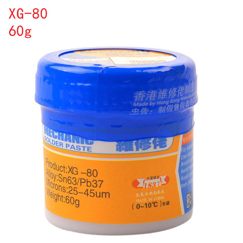 Soldering Paste Flux XG-80 XG-50 XG-30 XG-Z40 Solder Tin Sn63/Pb67 For Hakko 936 TS100 Soldering Iron Circuit Board Repair Tool ► Photo 1/6