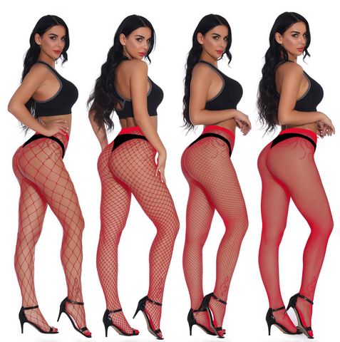 Women Sexy Hollow Fishnet Net Stockings Mesh Tights Socks Fashion Lady Thin Pantyhose Stockings ► Photo 1/6