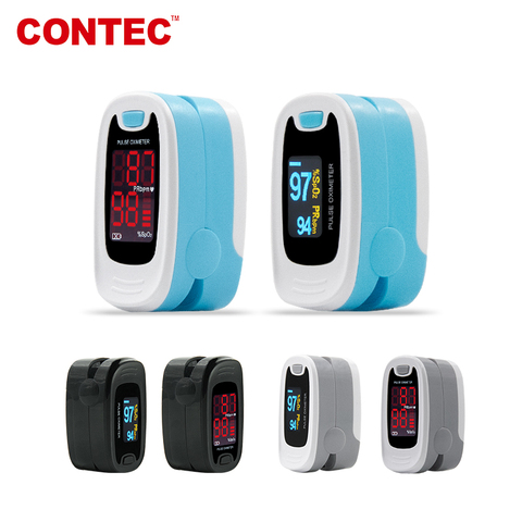 CONTEC  Fingertip Pulse Oximeter Blood Oxygen Saturation SPO2 Heart Rate Monitor NEWEST ► Photo 1/6