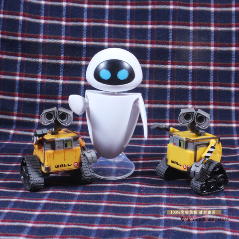 Buy Online Wall E Robot Wall E Eve Pvc Action Figure Collection Model Toys Dolls 6cm 3 Types Alitools