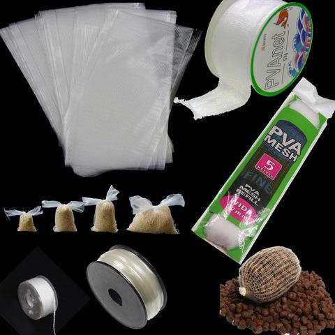 Carp Fishing PVA Bags PVA Mesh PVA String Fast Dissolving Non Residue Carp Bait Throwing Bag Fishing Tackle ► Photo 1/6