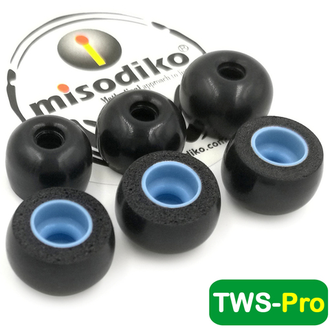 misodiko TWS-Pro Memory Foam Ear Buds Tips for Ture Wireless Earbuds- Mifo O5/ Hifiman TWS600/ Anker Soundcore Liberty Air 2 Pro ► Photo 1/6