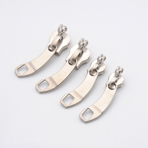 2 Pairs 5# 8# 10# Zipper Pull Metal Zipper Slider Zipper Head DIY Clothes Bag Suitcase Accessories For Zipper Repair Kits ► Photo 1/5