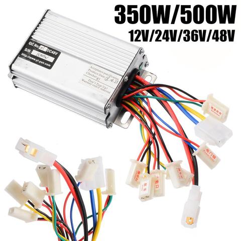 350W/500W 12V/24V/36V/48V Electric Bicycle Brush Controller On For Electric DC Motor Scooter E-bike Controller Box Parts ► Photo 1/6
