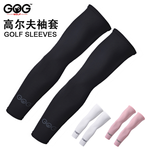 GOG golf sleeves Cooling Lycra Arm Sleeves Sun Protective UV Cover Sport Ridding brand new golf accessories 1pair ► Photo 1/6