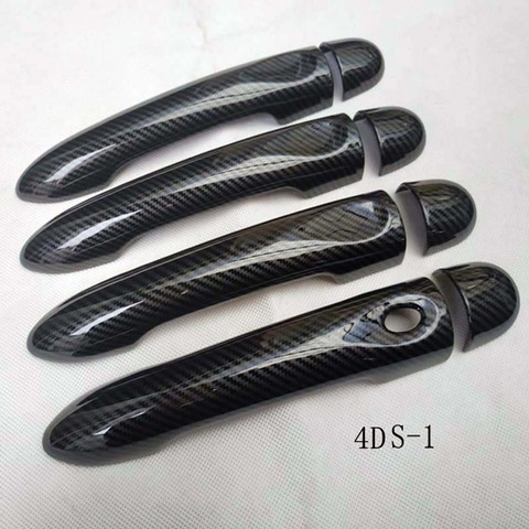 for Renault Megane 3 Iii 2009 2010 2011 2012 2013 2014 2015 2016 Chrome Door Handle Cover Car Accessories Color Carbon Fiber ► Photo 1/6