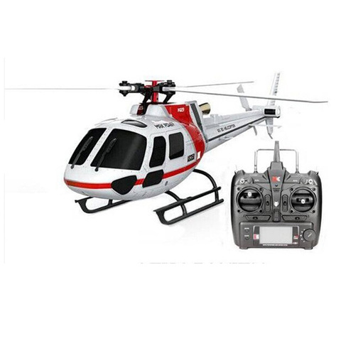 (With 2 Batteries) Original XK K123 6CH Brushless AS350 Scale 3D6G System RC Helicopter RTF Upgrade WLtoys V931 ► Photo 1/6