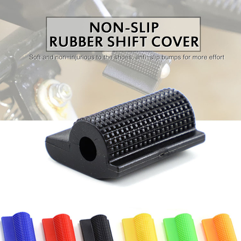 Universal Motorcycle Shift Gear Lever Pedal Rubber Cover Shoe Protector Foot Peg Toe Gel Sleeve For Honda Kawasaki Yamaha KTM ► Photo 1/6