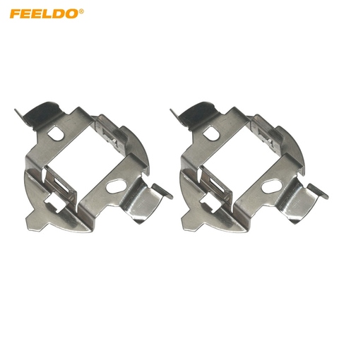 FEELDO 2Pcs Car H7 HID Xenon Bulb Adapter Holder For Volkswagen Sagitar Chery Riich G5 HID Bulb Base Retainer Clip Socket#5555 ► Photo 1/4