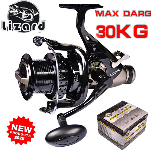 Lizard Double unloading force Metal Fishing Reel shot Casting carp salt water surf Spinning Reels Feeder Carretilha de pesca ► Photo 1/6