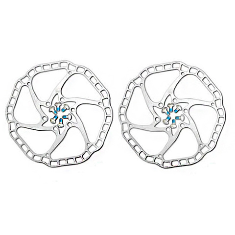 68g/pc Super-light Bicycle Hydraulic Disc Brake Rotors MTB Bike Road Racing Bike Brake Disc Rotor 140mm 160mm 44mm 6 Bolts ► Photo 1/6