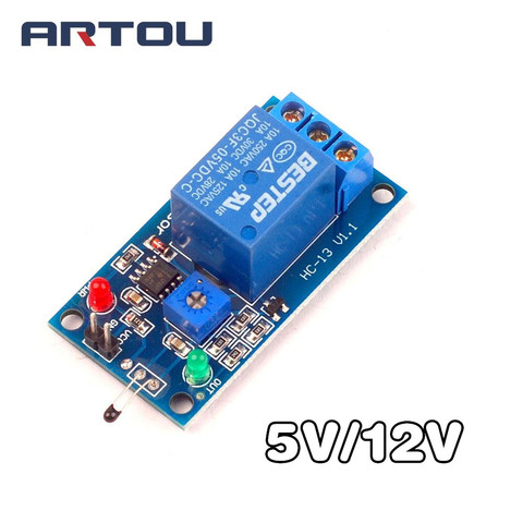 5V 12V 1 Channel Thermal Sensor Module Relay Module Temperature Sensor Module in Thermistor Module ► Photo 1/4