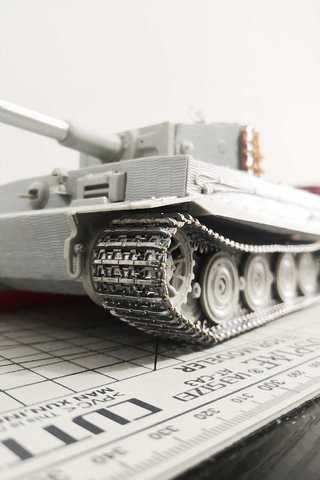 1/35 Scale Metal Track Links w/metal pin for German Tiger I Tank Model Kit sx35020 ► Photo 1/4