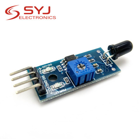 1pcs/lot LM393 4 Pin IR Flame Detection Sensor Module Fire Detector Infrared Receiver Module for Arduino Diy Kit ► Photo 1/1