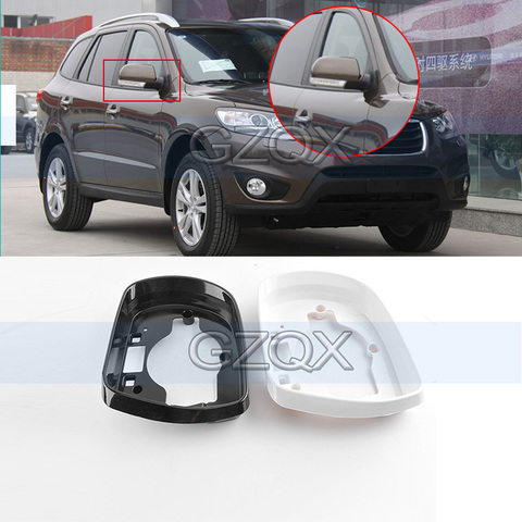 CAPQX For Hyundai Santa Fe IX55 2006-2013 For Veracrus 2007 2009 2012 Outside Rearview Mirror Glass Frame Lens cover shell cap ► Photo 1/1