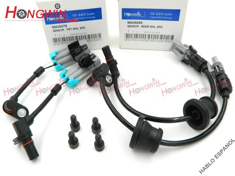 4pcs One Set ABS Wheel Speed Sensor Fits Pontiac Chevrolet Equinox Captiva Saturn Opel 2007-2013 96626078, 96626080 ► Photo 1/6