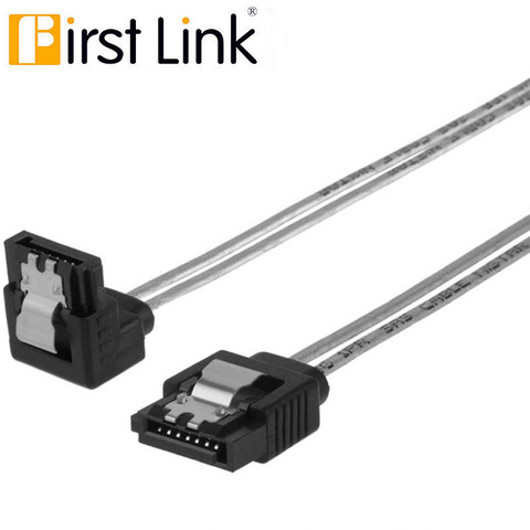 SATA cable SATA 7-pin female to the lower corner of the female data cable 180 degrees to 90 degrees with locking latch ► Photo 1/6