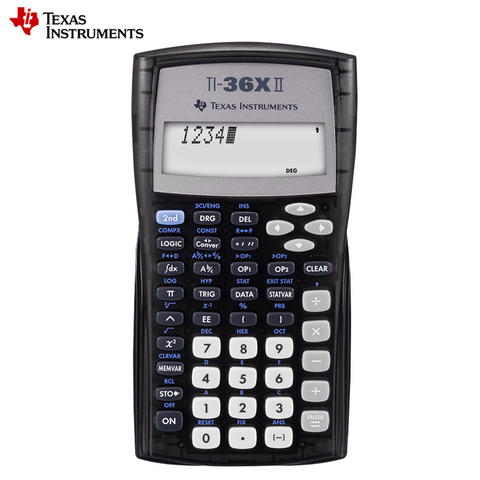 Texas Instruments TI-36X II Student Science Function Calculator Calculus Calculator Two Lines Display ► Photo 1/6