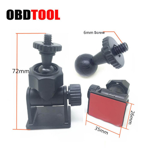 6mm Screw Thread Car DVR Holders Double-sided Adhesive Paste Bracket Base for Sports DV DVR GPS Holder Driving Recorder Mounts ► Photo 1/6