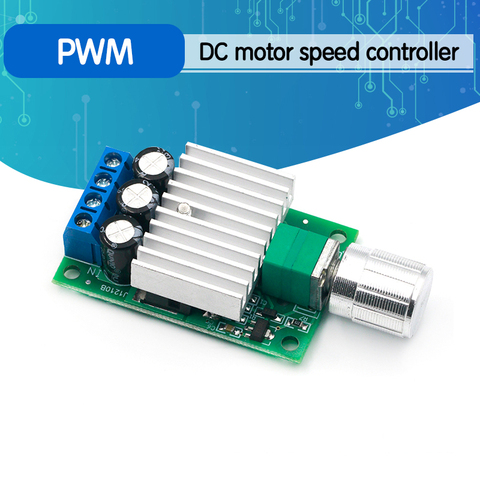 10A 12V-30V PWM DC Motor Speed Controller 12V 24V Adjustable Speed Regulator Dimmer Control Switch for Fan Motor LED Light ► Photo 1/6