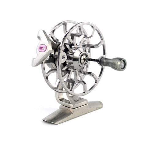 Ice Fishing Reel Lightweight 55mm Right Hand Alloy pesca Carp Fishing Accessories Winter All Metal Fly Fishing Wheel #1030 ► Photo 1/6