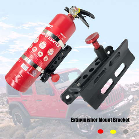 Car Extinguisher Mount Bracket Adjustable Fit for Jeep Wrangler Sport/ JK/ Sahara Fire Extinguisher Mount Bottle Holder ► Photo 1/6