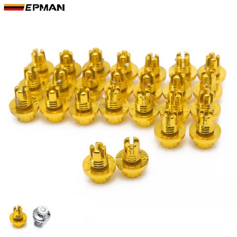 EPMAN -25pcs/lot Plastic Wheels Rivets Fits AH Ds Series Wheel Rims Cap Lip Screw Bolt Tires EPAS066G ► Photo 1/6