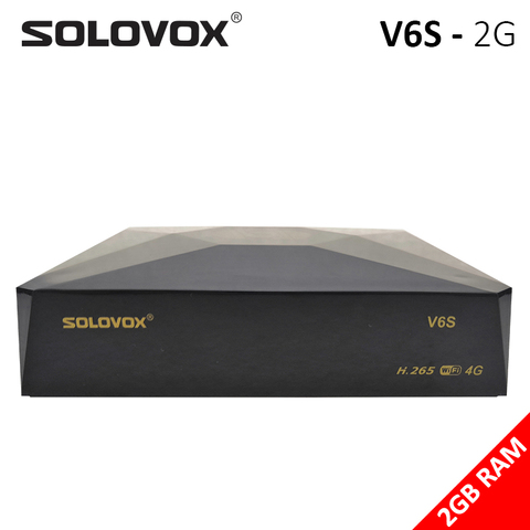 SOLOVOX V6S Satellite TV Receiver DVB S2 Support M3U Xtream Stalker Card Sharing Brazil IKS Decoder USB WiFi 3G 4G PowerVU Biss ► Photo 1/6